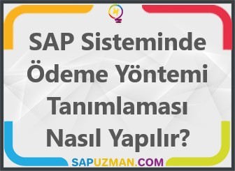 sap_sisteminde_odeme_yontemi_tanimlamasi